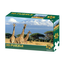 Puzzle 3D Žirafy