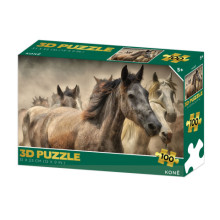 Puzzle 3D Koně